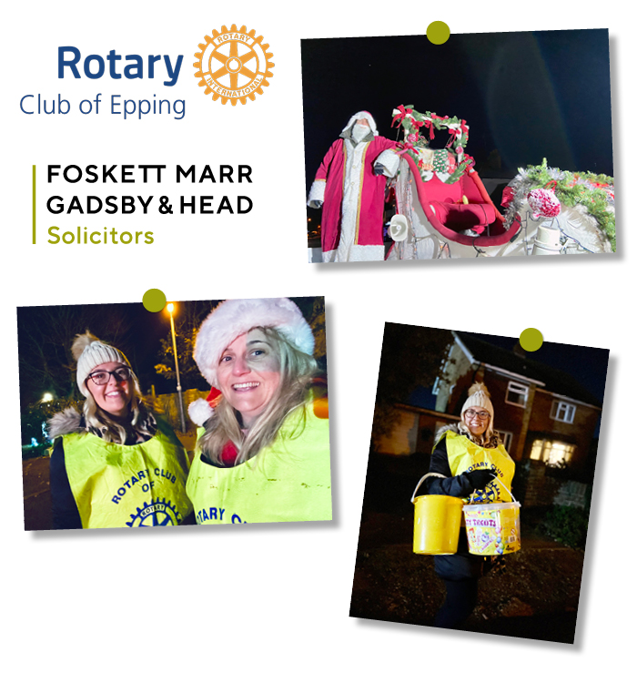 Foskett Marr supporting Rotary Club of Epping