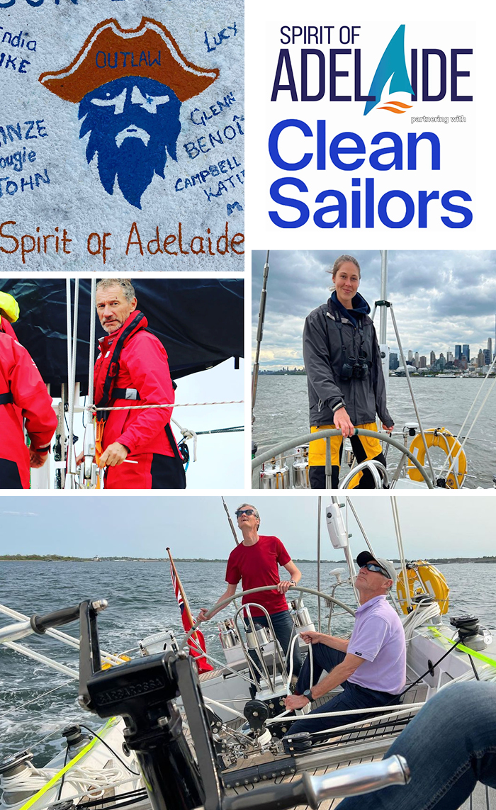 The Spirit of Adelaide takes to the waves with John Worby 3 GARY INGRAM